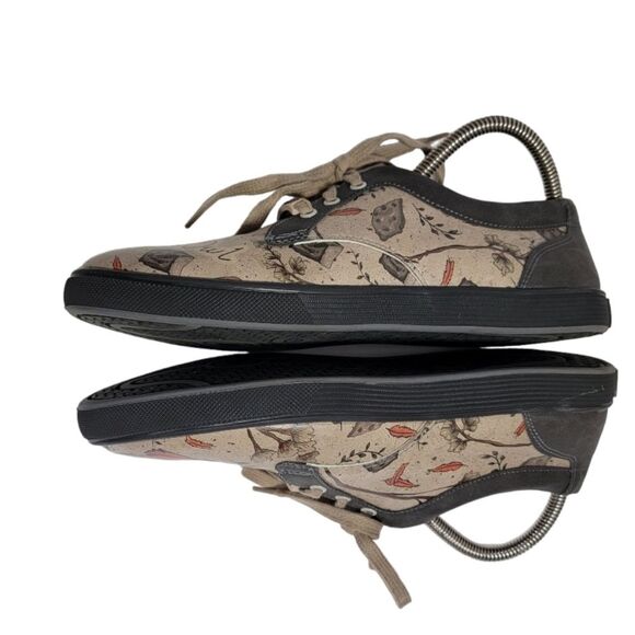 DoGo women vegan leather sneaker size 9 night owl design - Picture 5 of 14